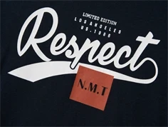 Name It dark sapphire/respect printet t-shirt 